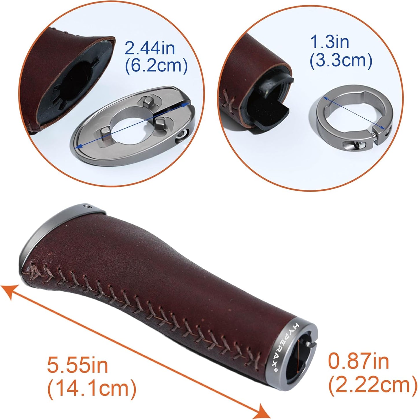 HCT Bicycle Grips Fits Most MTB,BMX Bikes Handlebars, Provide Extra Comfort and Improved Grip, Bike Parts and Accessories